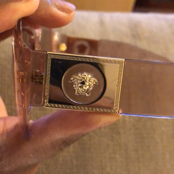 Versace Transparent Brown Sunglasses - Picture 3 of 5